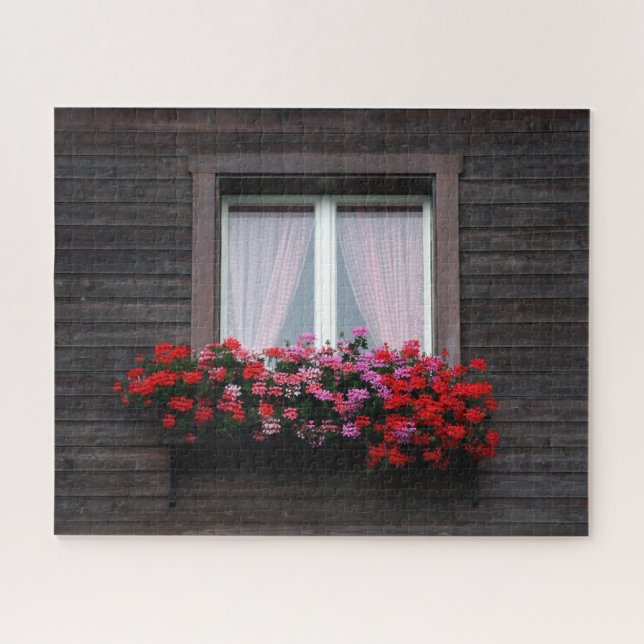 Puzzle flores de ventana (Horizontal)