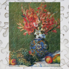 Puzzle Flores de vida y fruta de Pierre Renoir