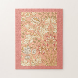 Puzzle Flores Decorativas de Rosa Pastel