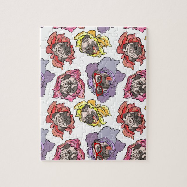 Puzzle Flores del barro amasado (Vertical)