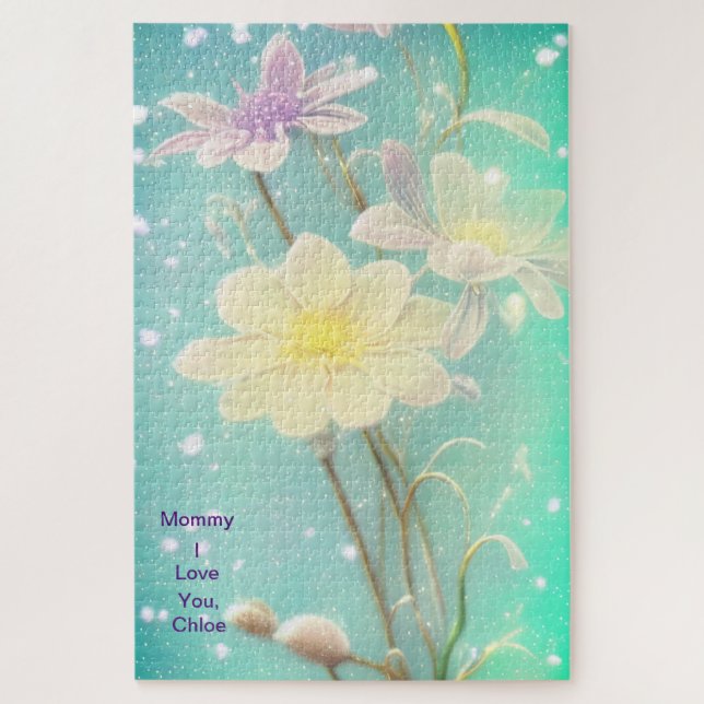 Puzzle Flores del Día de la Madre (Vertical)