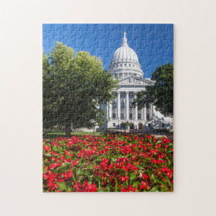 Puzzle Flores Frente Al Capitolio Estatal