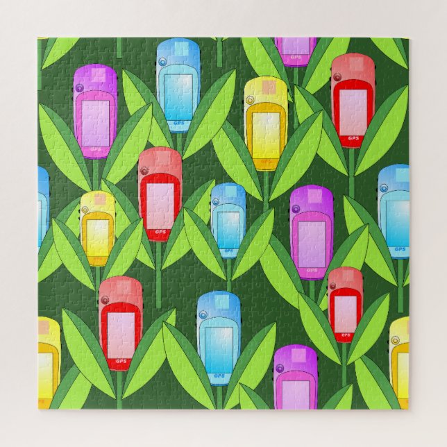 Puzzle Flores GPS (Vertical)