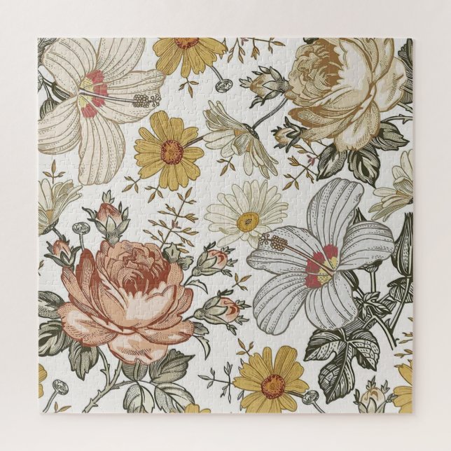 Puzzle Flores hermosas (Vertical)