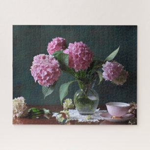 Puzzle Flores   Hidrangeas en Vase
