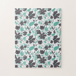 Puzzle Flores Marrones de Menta en Flor
