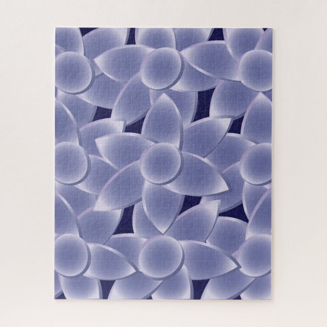 Puzzle Flores moradas (Vertical)