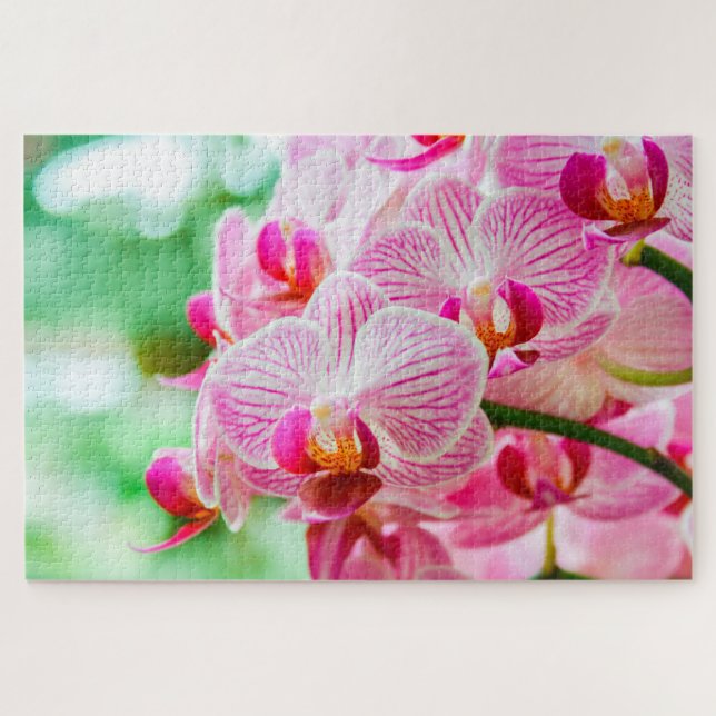 Puzzle Flores moradas maravillosas (Horizontal)