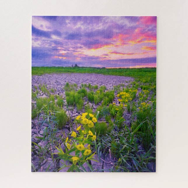 Puzzle Flores | North Dakota Red River Valley (Vertical)