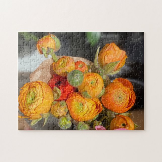 Puzzle Flores Orang brillantes (Horizontal)