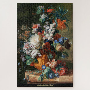 Puzzle Flores Pintado Bouquet Vintage Niños Familia Arte