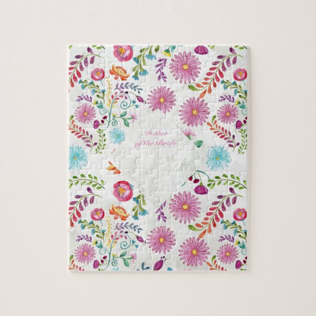 Puzzle Flores populares madre de regalo de novia - Person (Vertical)