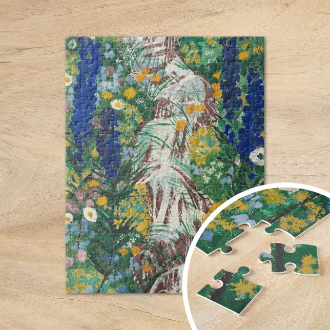Puzzle Flores por la corriente | August Babberger (Subido por el creador)