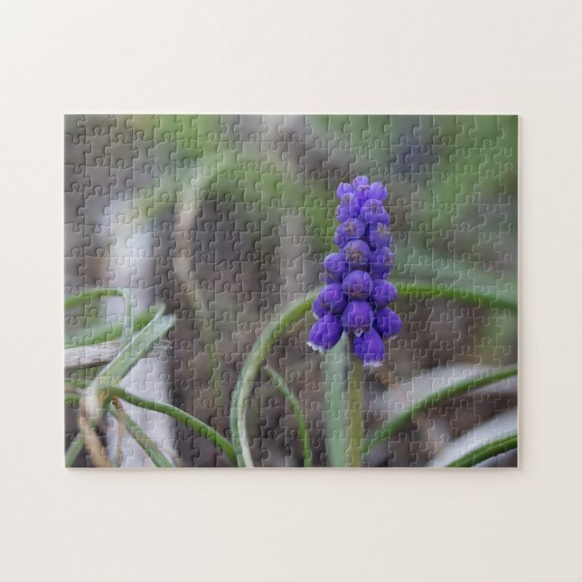 Puzzle Flores púrpuras (Horizontal)