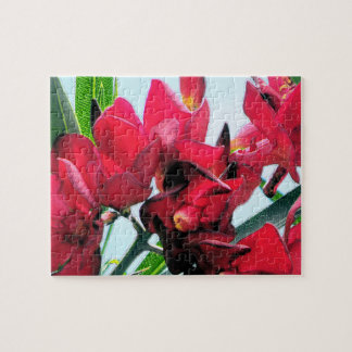 Puzzle Flores rojas