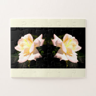 Puzzle flores Rosa