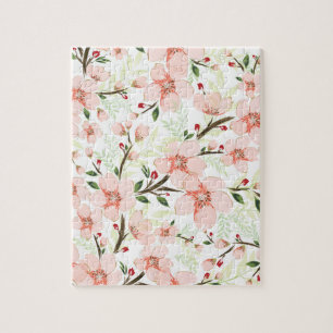 Puzzle Flores rosadas
