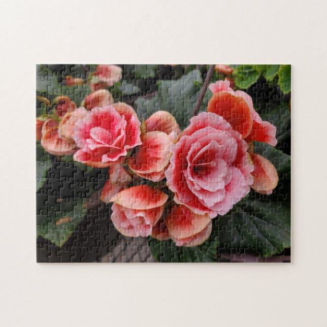 Puzzle Flores rosadas (Horizontal)