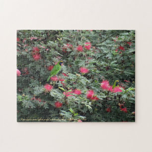 Puzzle Flores rosadas con frontales dorados Foto Naturale