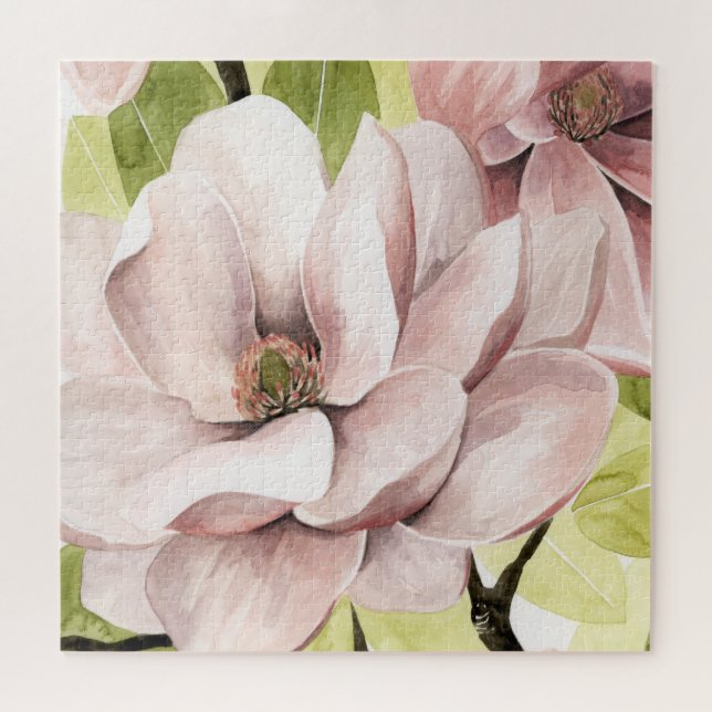Puzzle Flores Rubor Magnolia (Horizontal)