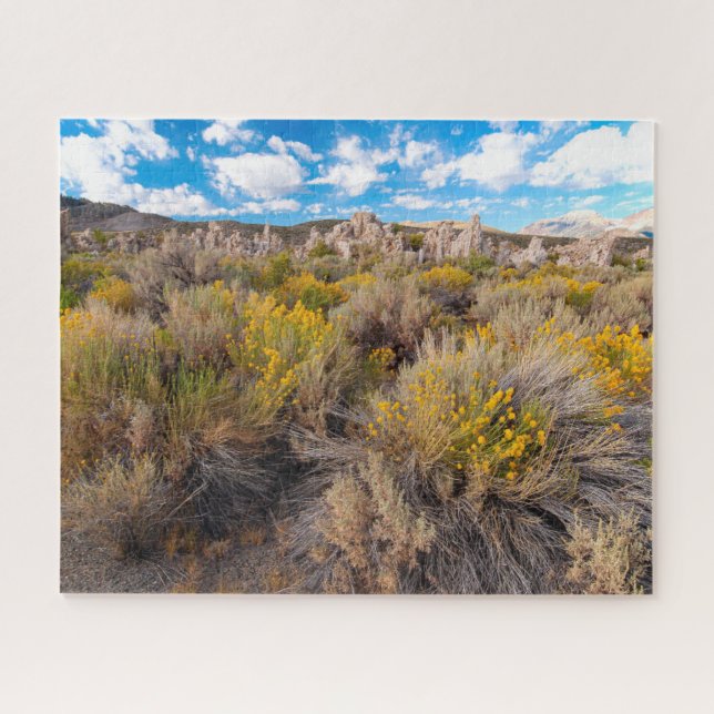 Puzzle Flores | Sagebrush California en flor (Horizontal)