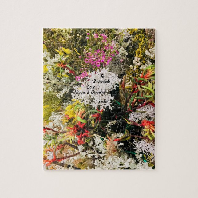 Puzzle Flores salvajes de Australia (Vertical)