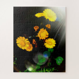 Puzzle Flores silvestres bajo el sol