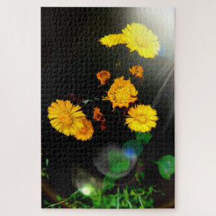 Puzzle Flores silvestres bajo el sol