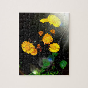 Puzzle Flores silvestres bajo el sol
