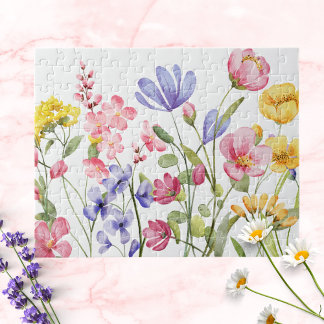 Puzzle Flores silvestres de bonito