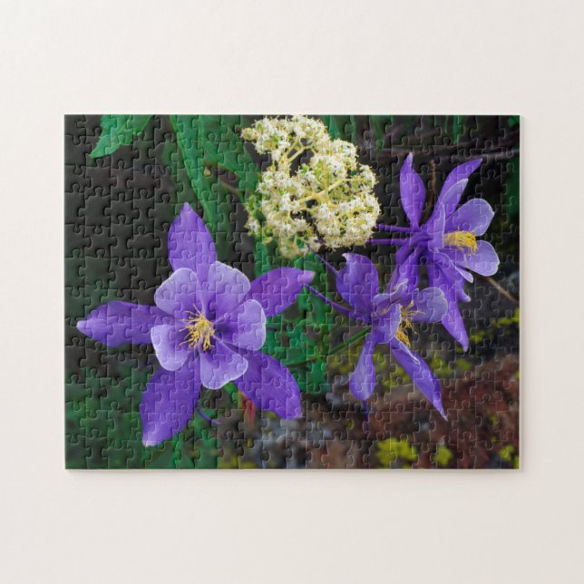Puzzle Flores silvestres de columbina mutante (Horizontal)