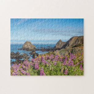 Puzzle Flores Silvestres De Lupine Cubren Las Colinas