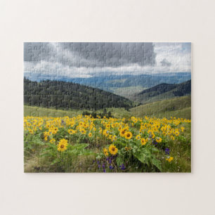 Puzzle Flores Silvestres de Primavera en las Colinas