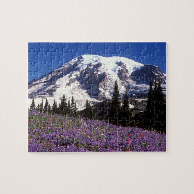 Puzzle flores silvestres de verano al pie del Monte Raini (Horizontal)
