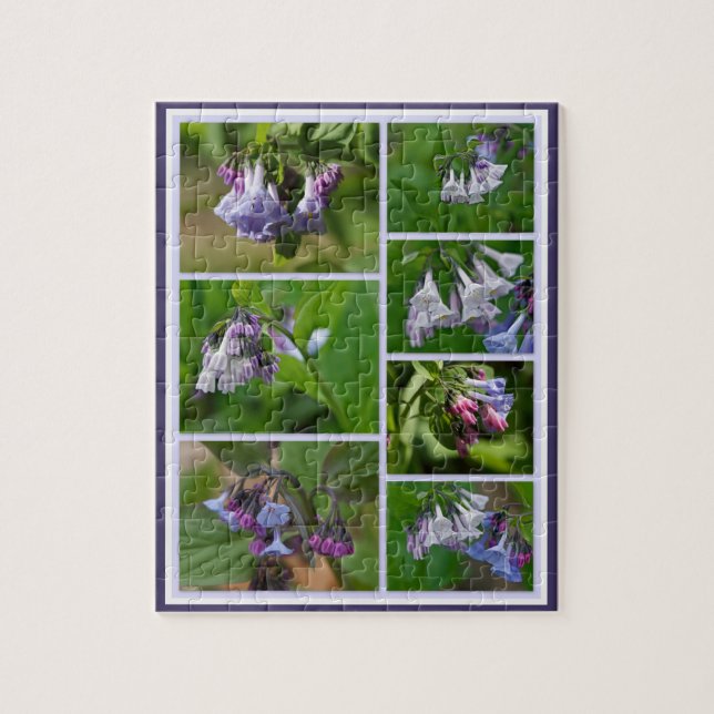 Puzzle Flores silvestres de Virginia Bluebells (Vertical)