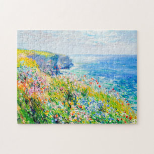 Puzzle Flores silvestres en la costa impresionista del ac