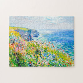 Puzzle Flores silvestres en la impresionante costa acanti