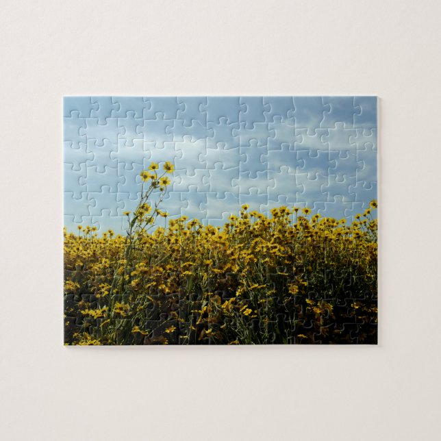 Puzzle Flores silvestres girasoles (Horizontal)