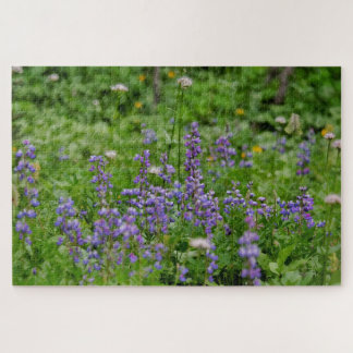 Puzzle Flores Silvestres Moradas