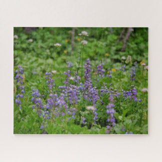 Puzzle Flores Silvestres Moradas