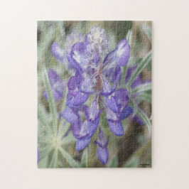 Puzzle Flores silvestres moradas anuales F18 Lupino