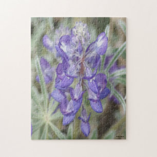 Puzzle Flores silvestres moradas anuales F18 Lupino