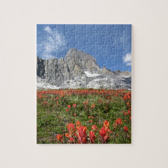 Puzzle Flores silvestres pico de banner - Wilderness de A (Vertical)