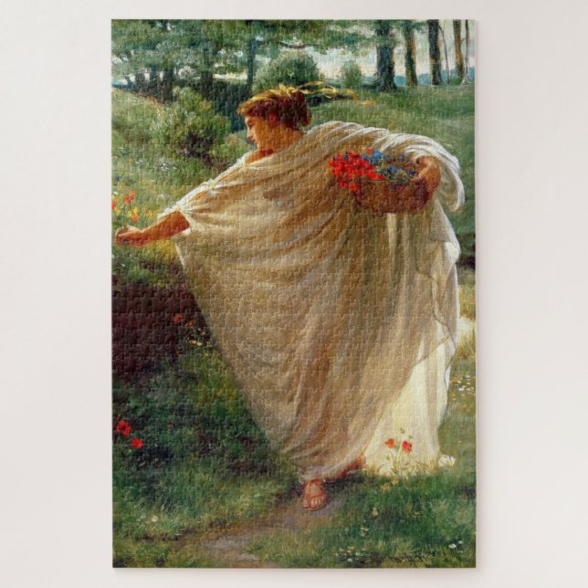 Puzzle Flores silvestres (por Edward Poynter) (Vertical)