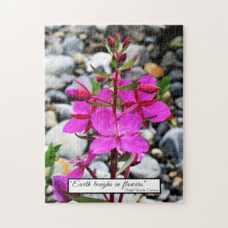 Puzzle Flores silvestres rosas de Bonito florecen en Cana