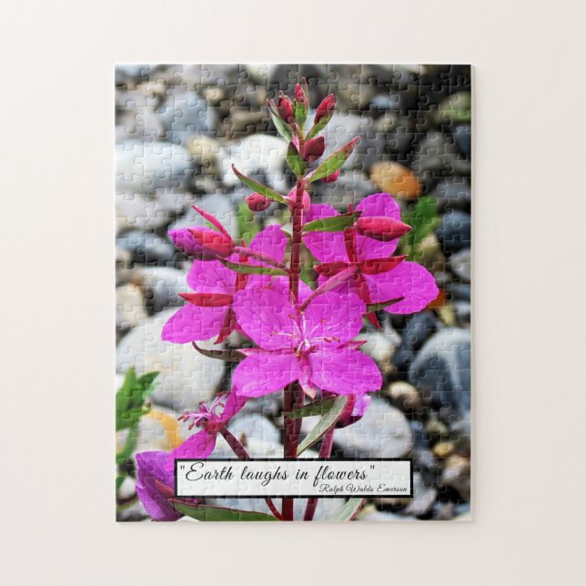 Puzzle Flores silvestres rosas de Bonito florecen en Cana (Vertical)
