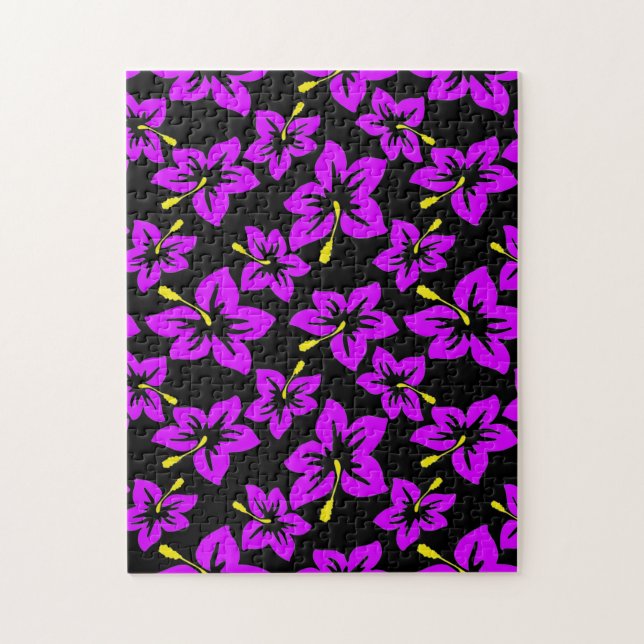 Puzzle Flores tropicales hawianas hibiscus (Vertical)