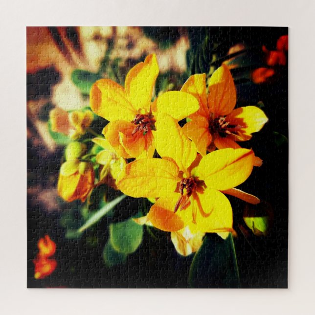 Puzzle Flores vibrantes (Vertical)