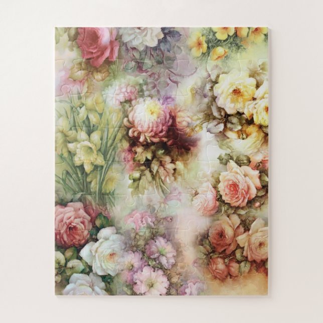 Puzzle Flores vintage (Vertical)
