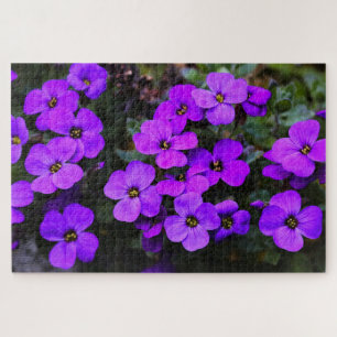 Puzzle Flores violetas
